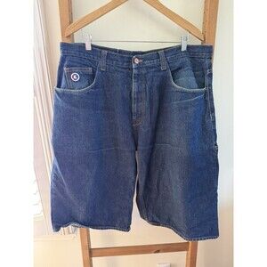 Vintage G Unit BLACK Denim Jean CARPENTER Shorts Y2K Mens Size 40 BAGGY Hip Hop